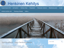 Tablet Screenshot of henkinenkehitys.fi